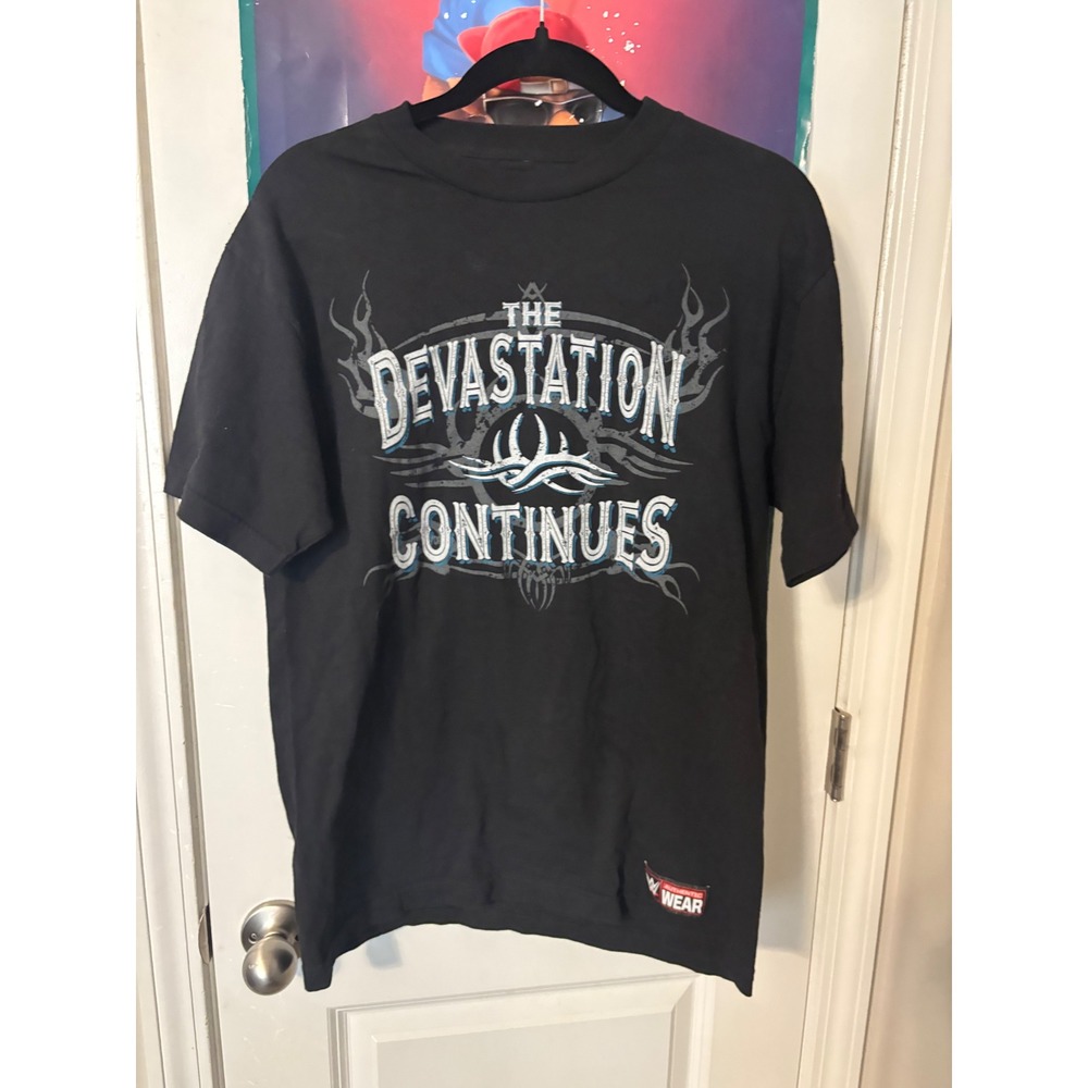 WWE Goldberg The Devastation Continues Wrestling T-Shirt Mens Medium